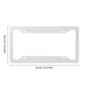 Sublimation License Plate  12.25&quot;x6.5&quot;