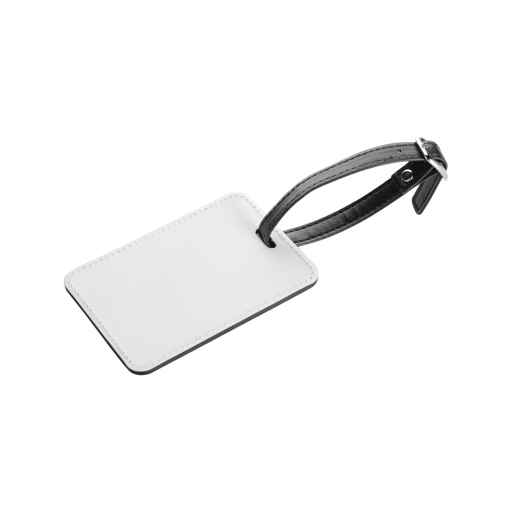 Double Sided Sublimatable PU Leather Luggage Tag