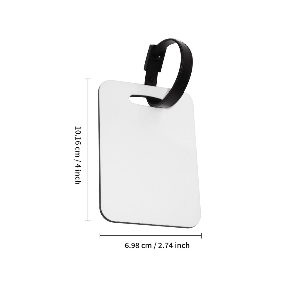 Sublimation Luggage Tag (HB, Rec)