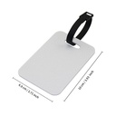 Sublimation Luggage Tag (Felt, Rec)