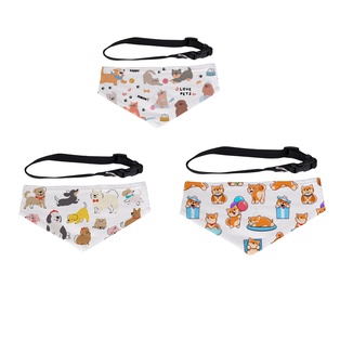 Sublimation Pet Scarf Blank Dog Bandana with Black Collar