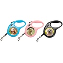 Sublimation Retractable Dog Leash Blank Pet Walking Leash 5m