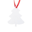 Sublimation Ornament Blanks Hanging Christmas Ornaments Holiday Decor (8.3*10.1cm, Tree)