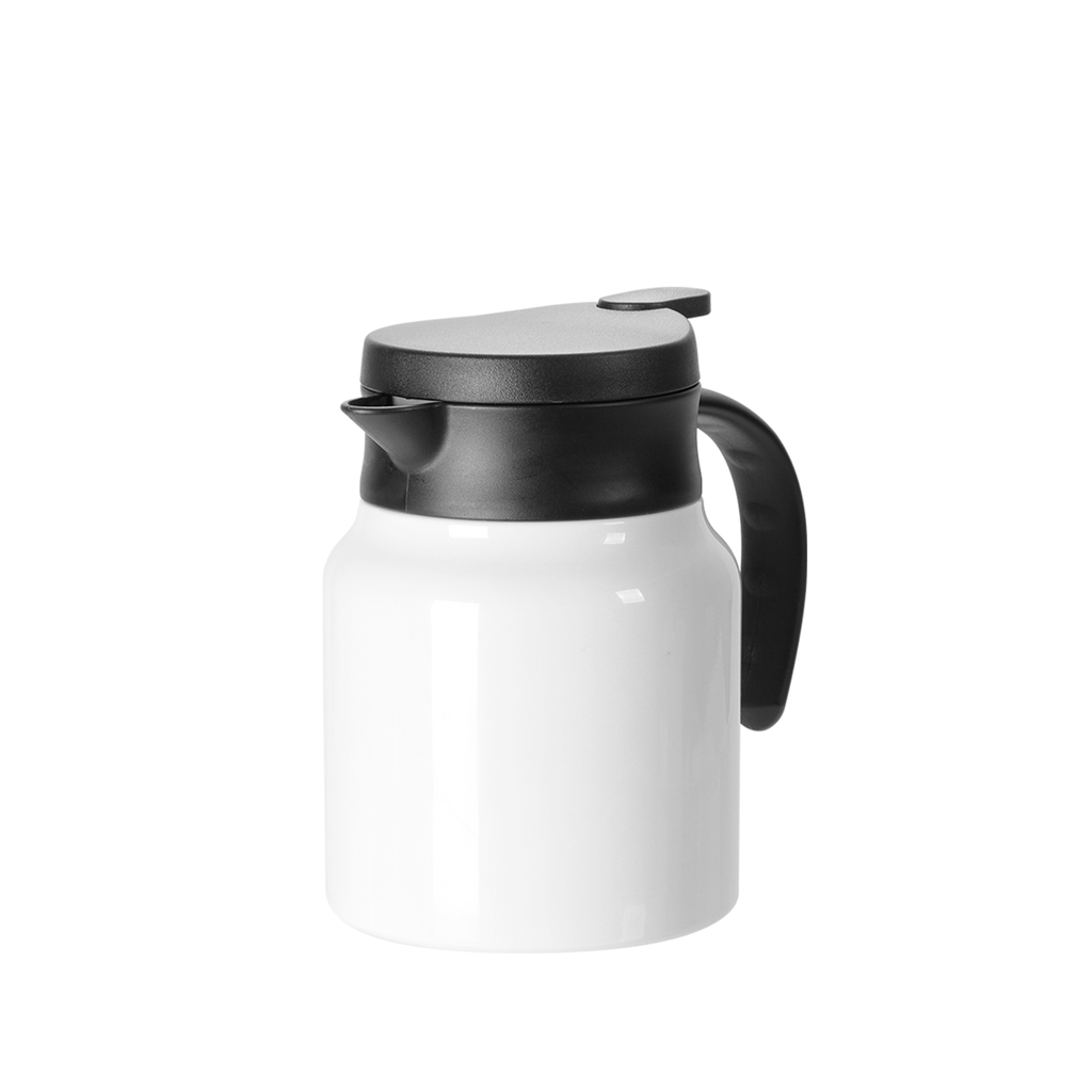 32oz/1000ml Stainless Steel Thermal Coffee Carafe Pot (White)
