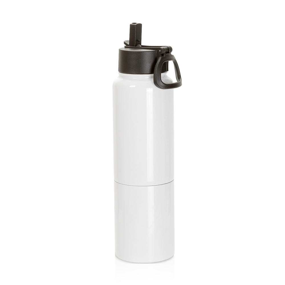 Diversion Safe White 3-in-1 Insulated Water Bottle 17oz, Can cooler and Kids Tumbler 13oz