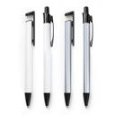 Sublimation Ballpoint Pen with Shrink Wrap (White Alu Cover &amp; Phone Holder)