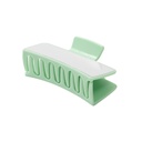 Sublimation Hair Clips Blank Ponytail Holders Hair Claw Clips (Green,5.4*10.5*4.2cm)