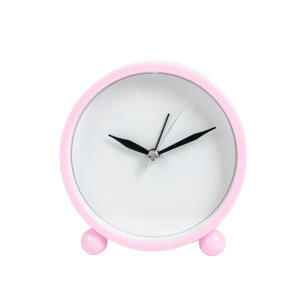 Sublimation Alarm Clock (10.5*10.7*4cm,Pink)