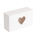 Sublimation Tissue Box (12*20*7cm, Heart Rectangular)