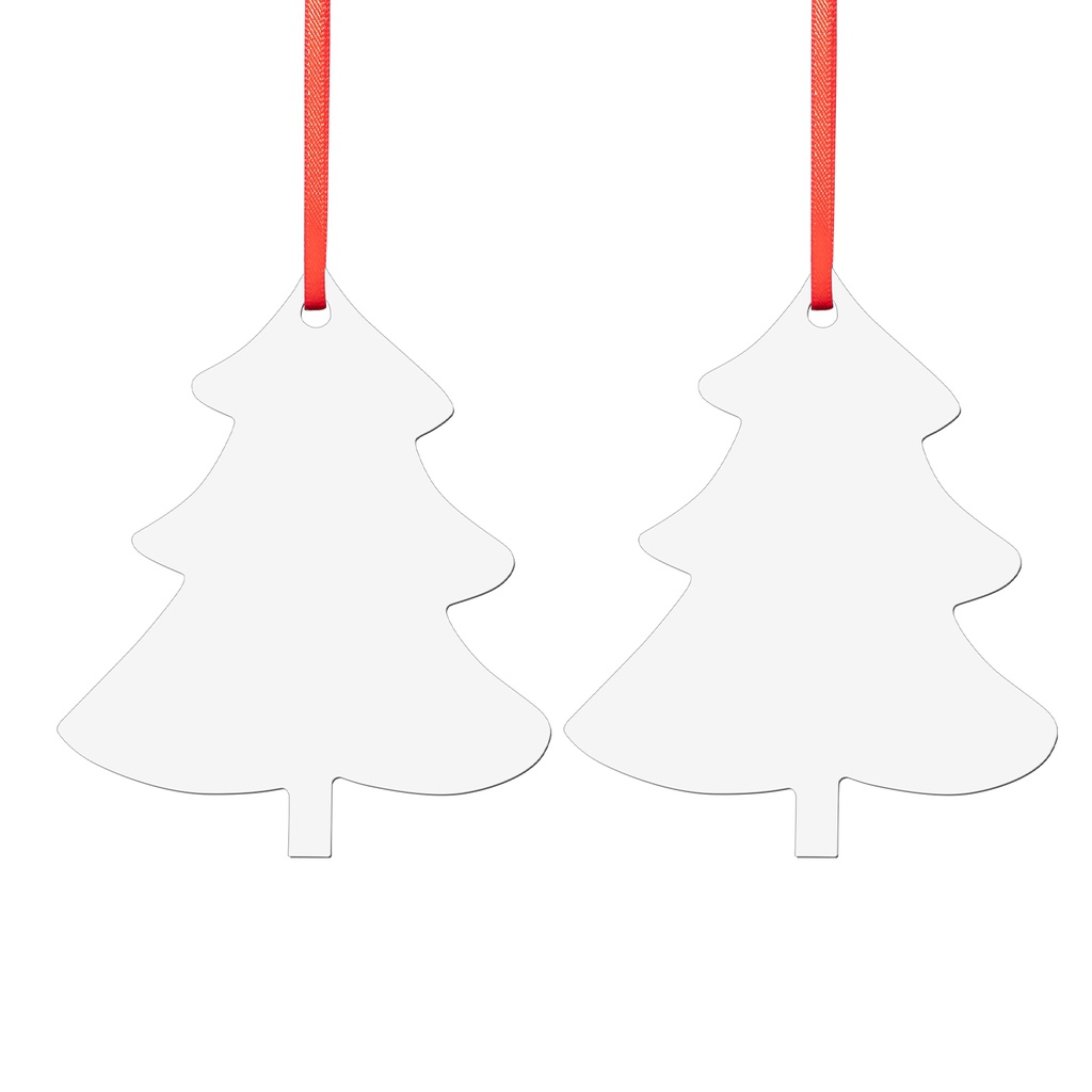 Sublimation Christmas Ornaments Double-sided MDF Hanging Blanks (Tree)