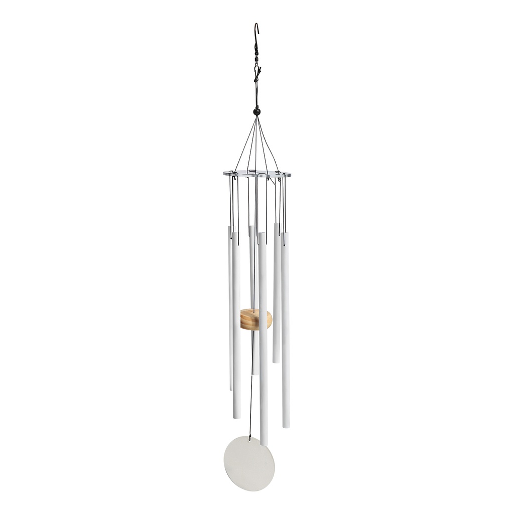 Sublimation Wind Chimes White Blank Wind Spinner (White, 32inch)