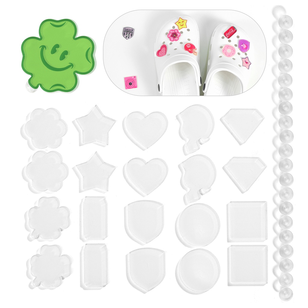 Sublimation Acrylic Blanks Small Decoration Charms Mix