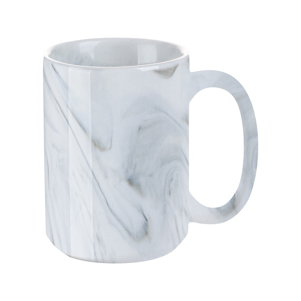 15oz Sublimation Mug Marble Texture (Gray)
