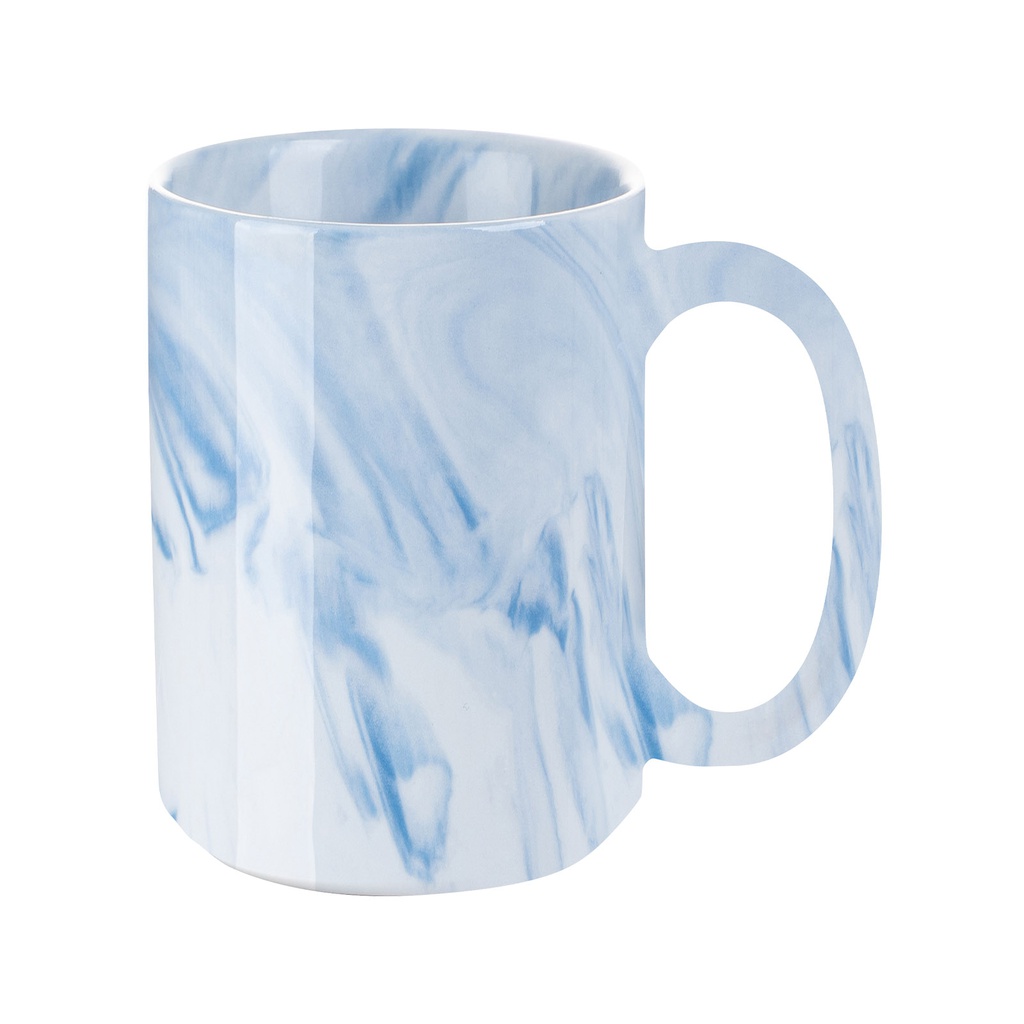 15oz Sublimation Mug Marble Texture (Blue)
