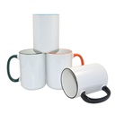 15oz Sublimation Mug Rim Handle Mugs 