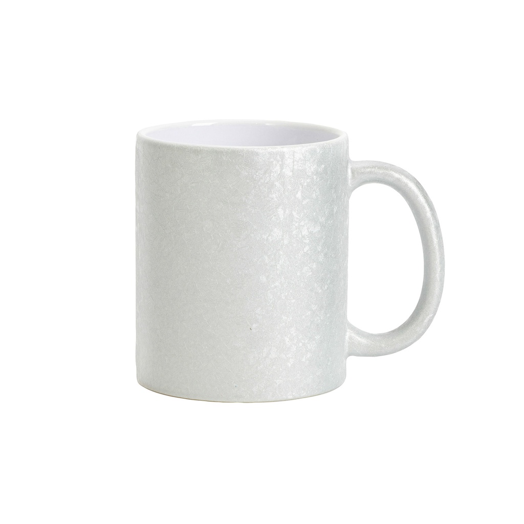 11oz Sublimation Ceramic Mug, Crackle Finish(Grey)