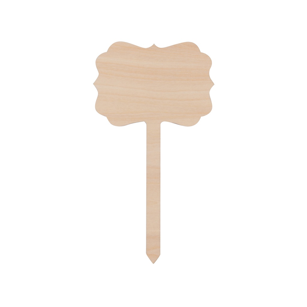 Sublimation Plywood Garden Stake (Lace, 10*17.5cm)