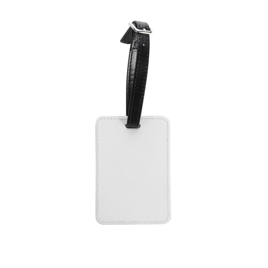 Double Sided Sublimatable PU Leather Luggage Tag