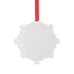 Sublimation Acrylic Ornament(Snowflake, 7.6*7.6*0.4cm)