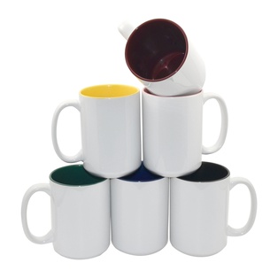 15oz Sublimation Mug Two-Tone Mugs