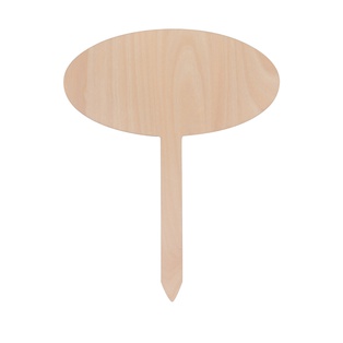 Sublimation Plywood Garden Stake (Oval, 20*25cml)