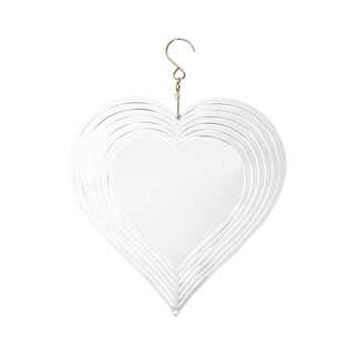 Double-Sided Sublimation Aluminium Wind Spinner (Heart, 8inch)