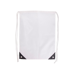 Sublimation Drawstring Backpack (White, Nylon Oxford, 34*45cm)