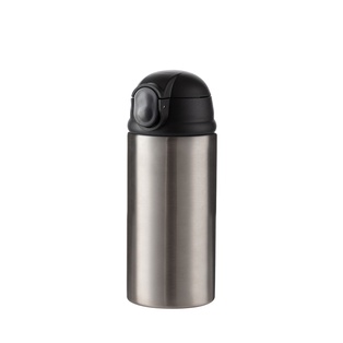 12oz/360ml Kids Stainless Steel Bottle (Plain, Stainless steel)